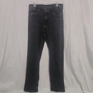 Wrangler Black Jeans with Red Logo Tag